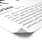 Aries Zodiac Sign poster (Hoek)