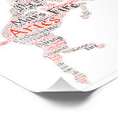 Aries Zodiac Sign Print Foto Afdruk (Hoek)