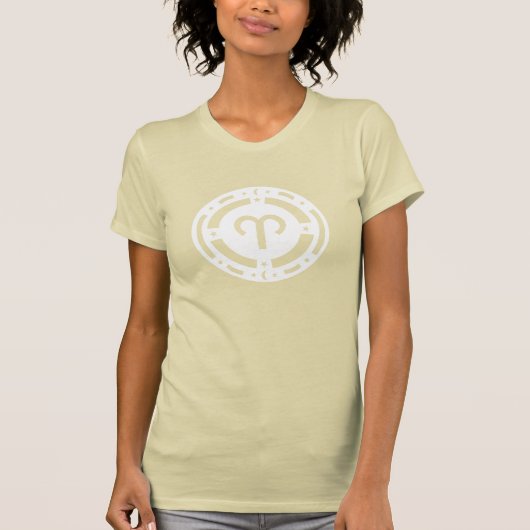 Aries Zodiac Sign T-shirt (Voorkant)