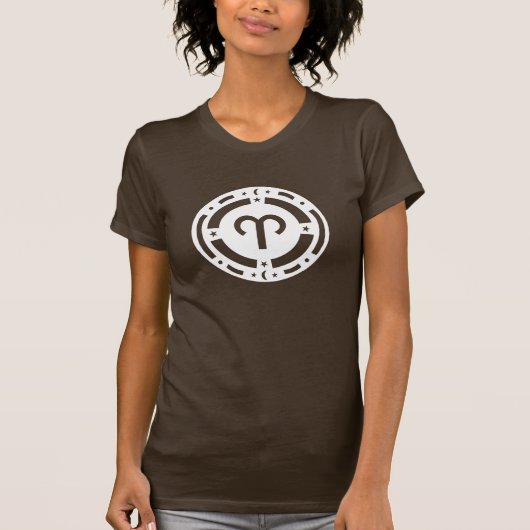 Aries Zodiac Sign T-shirt (Voorkant)
