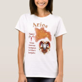 Aries Zodiac Sign T-Shirt (Voorkant)