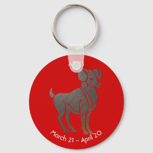 Aries Zodiac Sleutelhanger