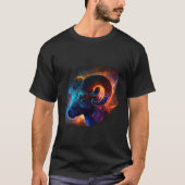 Aries Zodiac Star Sign Basic T-Shirt (Voorkant)
