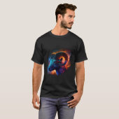 Aries Zodiac Star Sign Basic T-Shirt (Voorkant volledig)