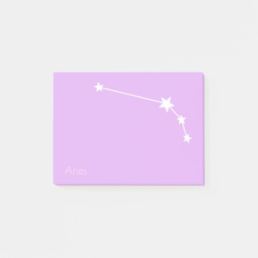 Aries Zodiac Star Sign Post-it® Notes (Voorkant)
