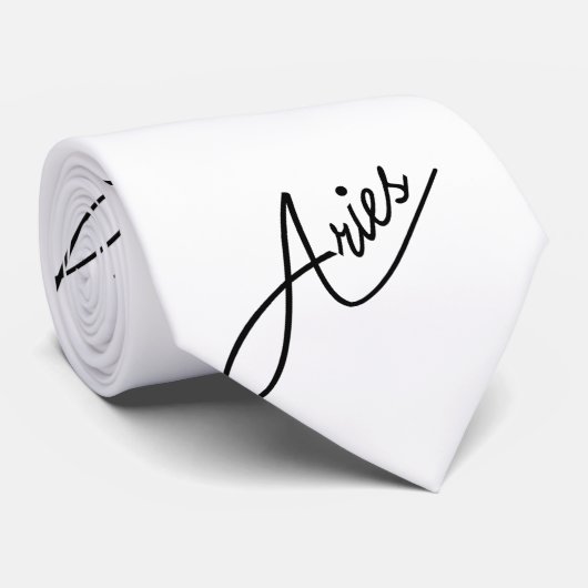Aries Zodiac Stropdas (Opgerold)