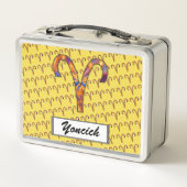 Aries Zodiac Symbol Element van Kenneth Yoncich (Achterkant)