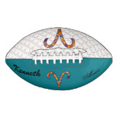 Aries Zodiac Symbol Element van Kenneth Yoncich American Football (Voorkant)