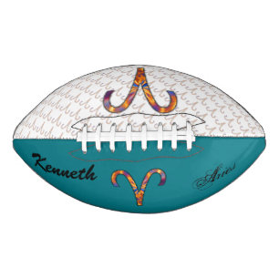 Aries Zodiac Symbol Element van Kenneth Yoncich American Football