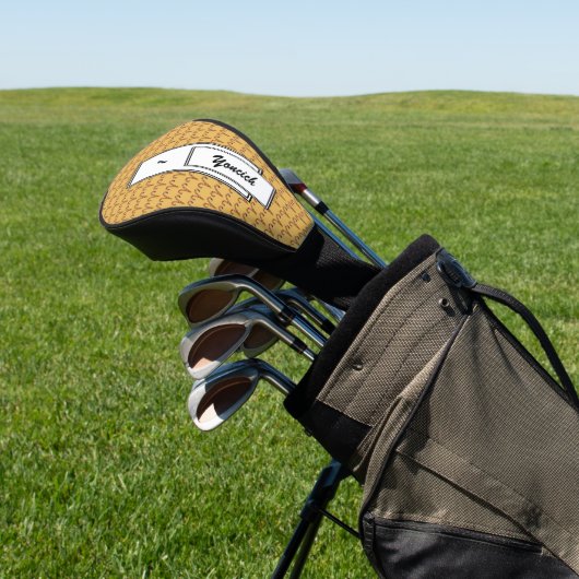 Aries Zodiac Symbol Element van Kenneth Yoncich Golfheadcover (Insitu)