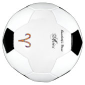 Aries Zodiac Symbol Element van Kenneth Yoncich Voetbal (Gedraaid)