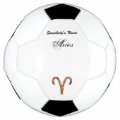 Aries Zodiac Symbol Element van Kenneth Yoncich Voetbal (Voorkant)