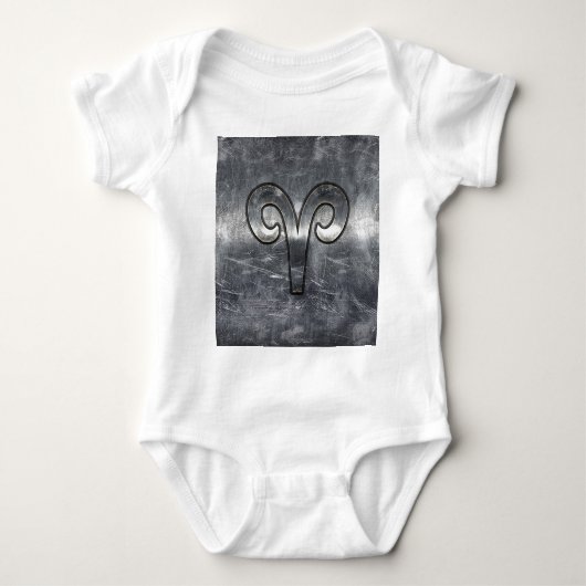 Aries Zodiac Symbol Industrial Style Romper (Voorkant)
