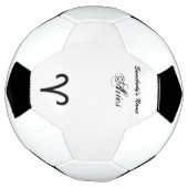 Aries Zodiac Symbol Standard van Kenneth Yoncich Voetbal (Gedraaid)