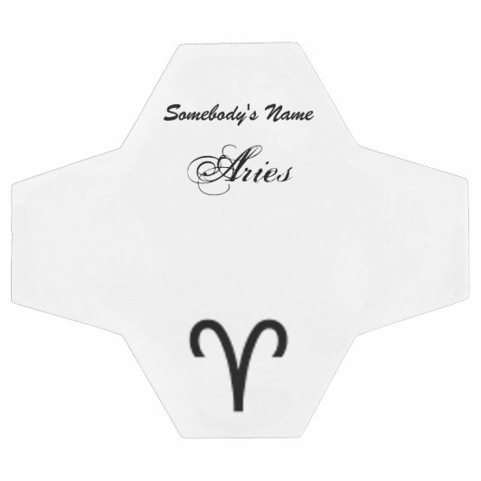 Aries Zodiac Symbol Standard van Kenneth Yoncich Voetbal (Enkel)