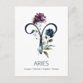 Aries Zodiac Symbool Briefkaart (Voorkant)