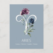 Aries Zodiac Symbool Briefkaart (Voorkant)