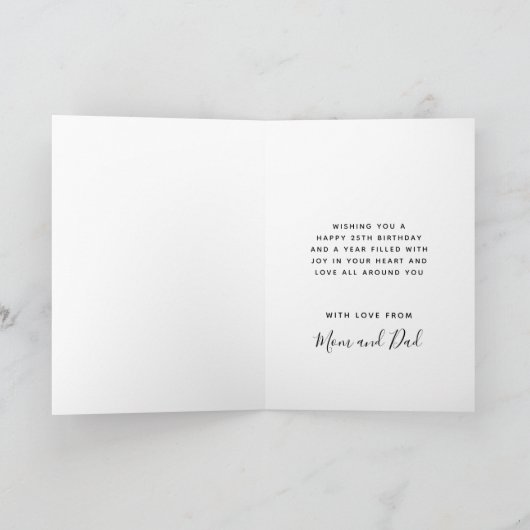 Aries Zodiac Symbool Personalized Birthday Kaart (Binnen)