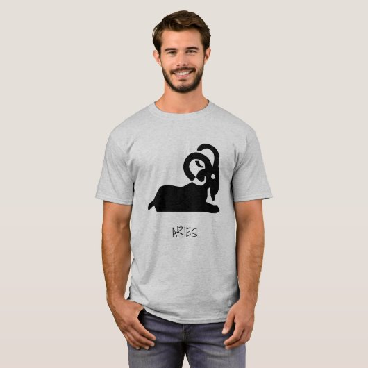 Aries Zodiac T-Shirt (Voorkant volledig)