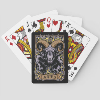 Aries Zodiac The Ram Sun Sign Pokerkaarten
