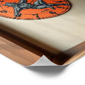 Aries Zodiac Wall Art Printable | Bold Astrology R Poster (Hoek)