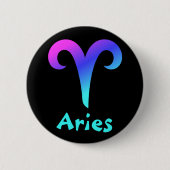 Aries zodiale knoppen ronde button 5,7 cm (Voorkant)