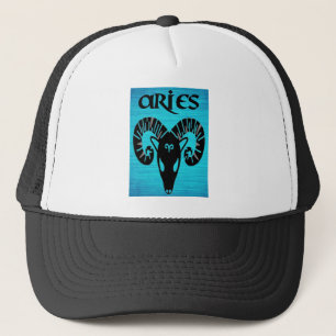 Aries zodiale kunst trucker pet