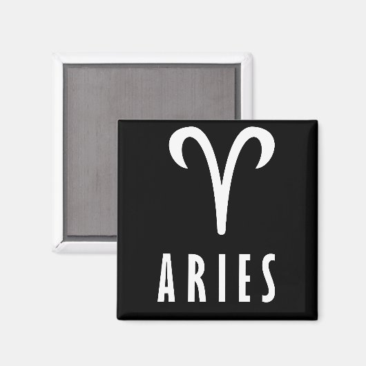 Aries zodiumteken magneet (Voorkant / Achterkant)