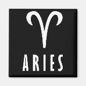 Aries zodiumteken magneet (Voorkant)