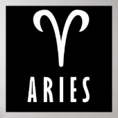 Aries zodiumteken poster (Voorkant)