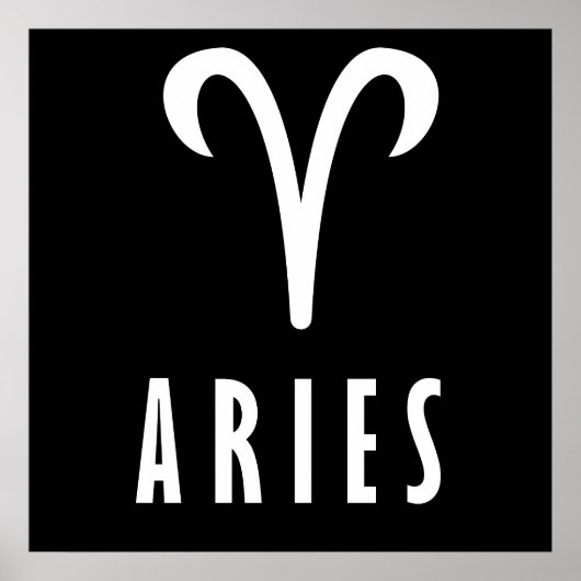Aries zodiumteken poster (Voorkant)