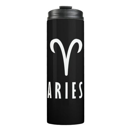 Aries zodiumteken thermosbeker (Voorkant)
