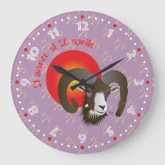 Ariete 21 marzo al 20 aprile Orologio Grote Klok (Voorkant)