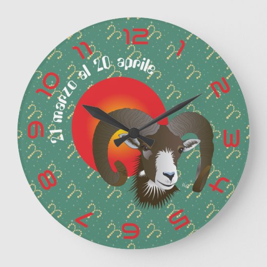 Ariete 21 marzo al 20 aprile Orologio Grote Klok (Voorkant)