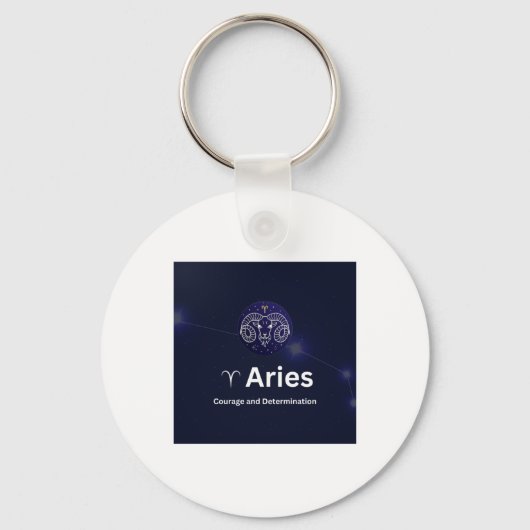 Arieten sticker sleutelhanger (Voorkant)