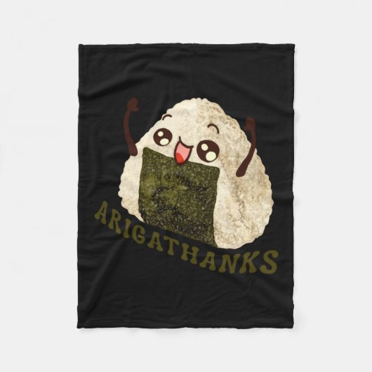 Arigathanks Fleece Deken (Voorkant)