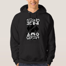 Arigato In, Arigato Out (zwart en wit)