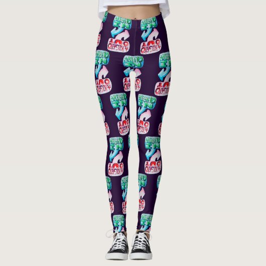 Arigato In, Arigato Uit Leggings (Voorkant)