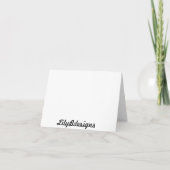 Arigatou-Japans-Dank u kaart in 8 talen (Achterkant)