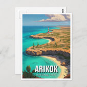 Arikok Nationaal Park Aruba Reizen Briefkaart (Voorkant / Achterkant)