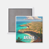 Arikok Nationaal Park Aruba Reizen Magneet (Voorkant / Achterkant)