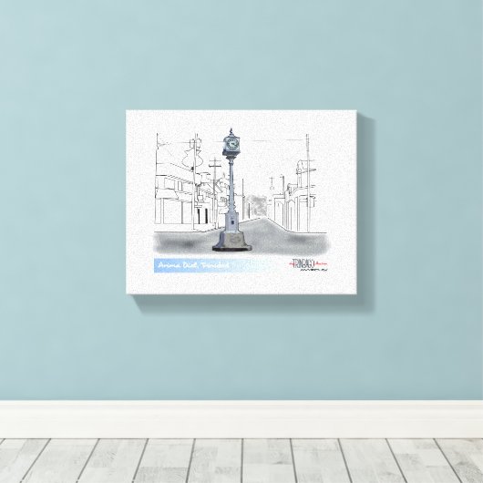 Arima Dial, Trinidad Canvas Afdruk (Insitu (Houten vloer))