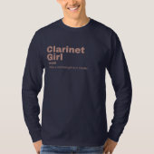 arinet  Girl - Clarinet  T-shirt (Voorkant)