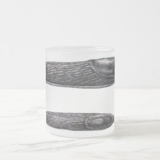 Arion rufus - mok waterverf van gefronst glas (Center)