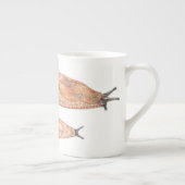 Arion rufus "red" fase - waterverf Bot China mok (Rechts)