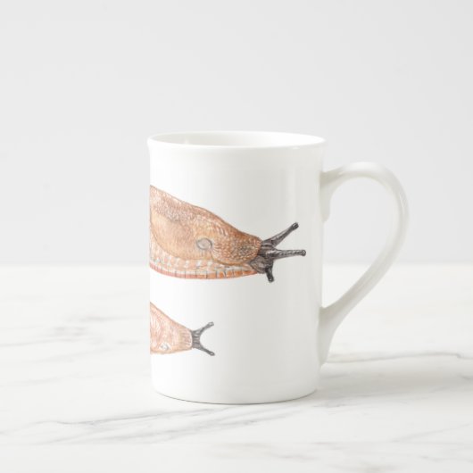 Arion rufus "red" fase - waterverf Bot China mok (Rechts)