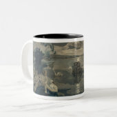 Arion's Zee Journey, 1809 Tweekleurige Koffiemok (Voorkant links)