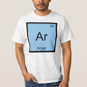 Arische Naam Chemie Element Periodiek Systeem T-shirt