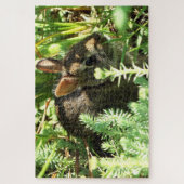 Arisdale Arts: Jonge konijn in gras Legpuzzel (Verticaal)