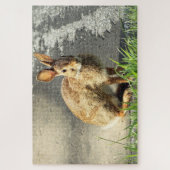 Arisdale Kunsten: Zitten van wilde konijnen Legpuzzel (Verticaal)